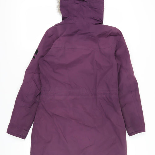 Regatta Women's Purple Parka Coat Size 10 Hooded Winter