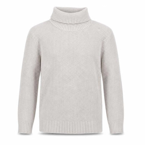 Jack & Jones Unisex Kids Beige Roll Neck Jumper Size 12