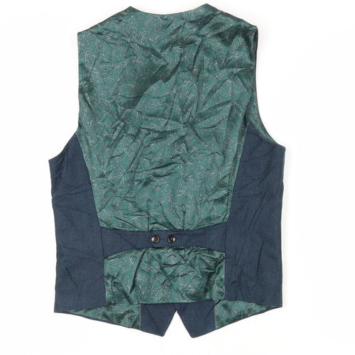 Ted Baker Men's Blue Suit Waistcoat M