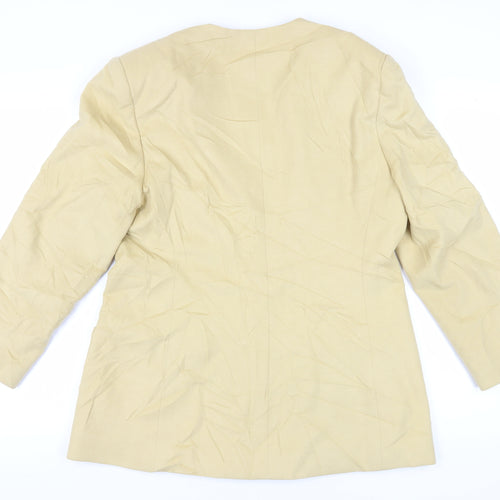 Jaeger Beige Women’s Wool Blazer Size 16