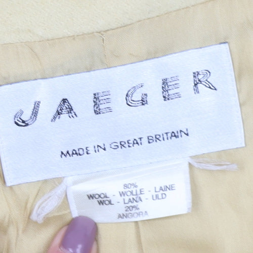 Jaeger Beige Women’s Wool Blazer Size 16