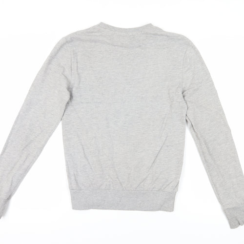 Superman Grey Logo Pullover Sweatshirt XS Men's