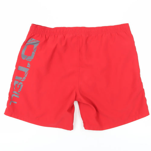 O'Neill Men's Red S Casual Logo Shorts