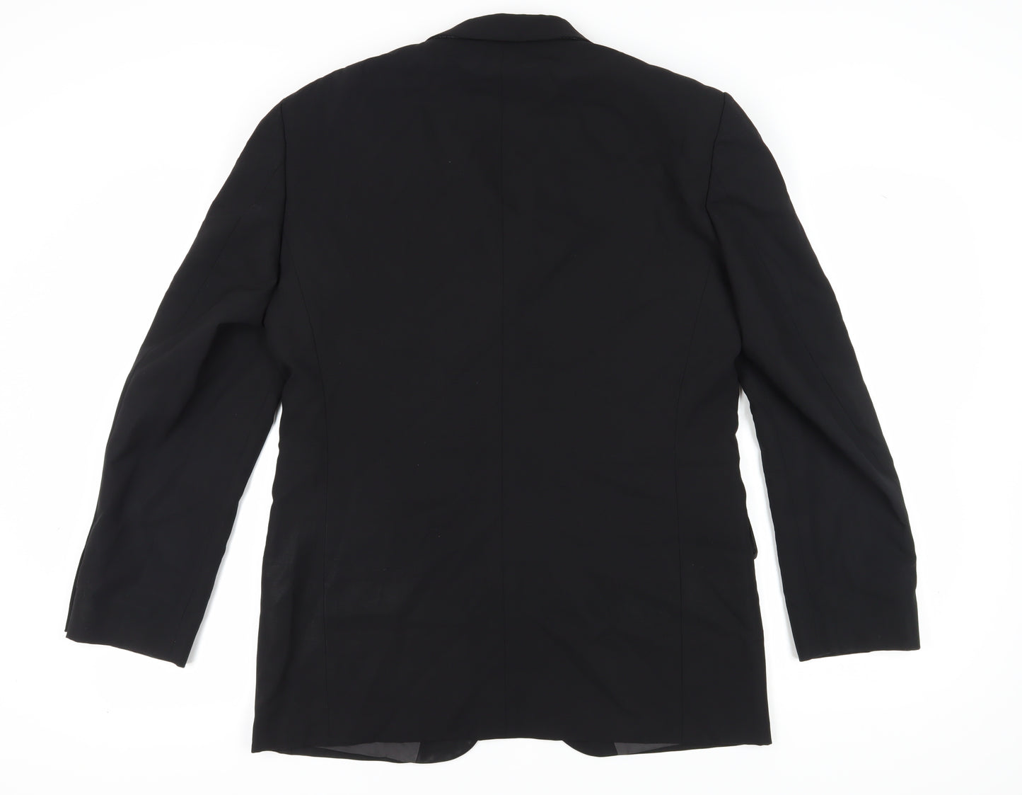 Kenzo Men's Black Blazer Size 38 Wool