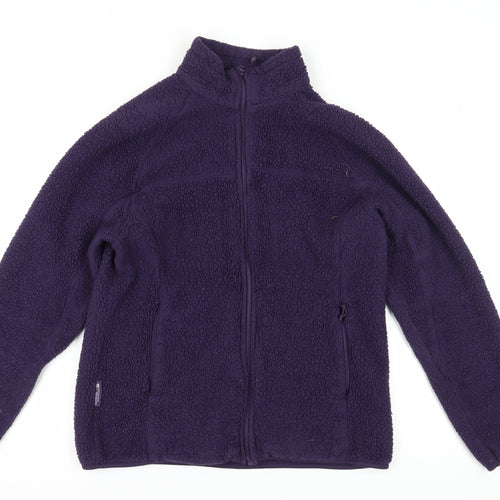 Mountain Warehouse Women's Purple Fleece Jacket Size 16