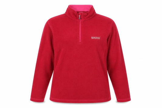 Front view of Regatta Women's Red Pullover Sweatshirt UK 10