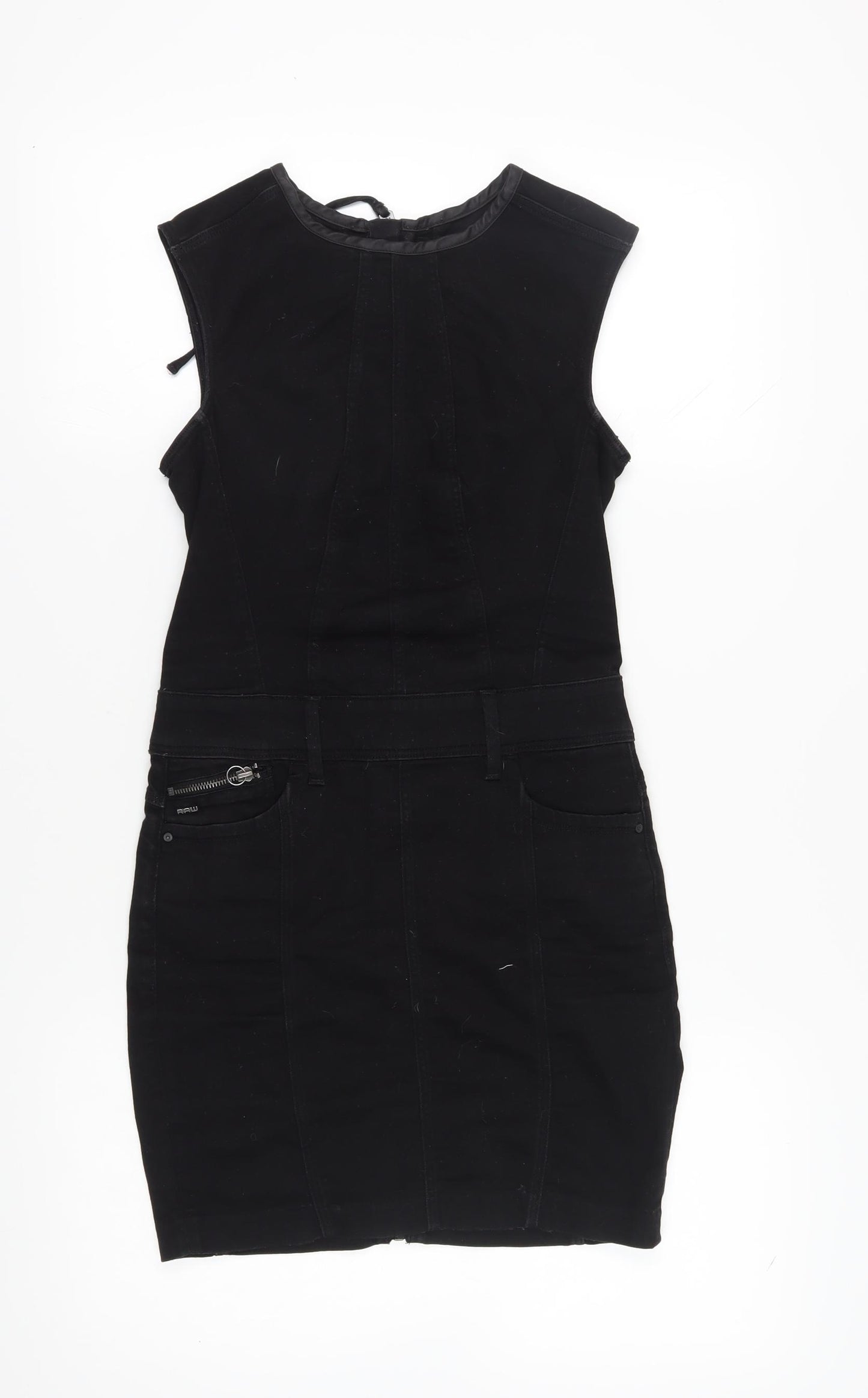G-Star RAW Women's Black Sleeveless Bodycon Dress