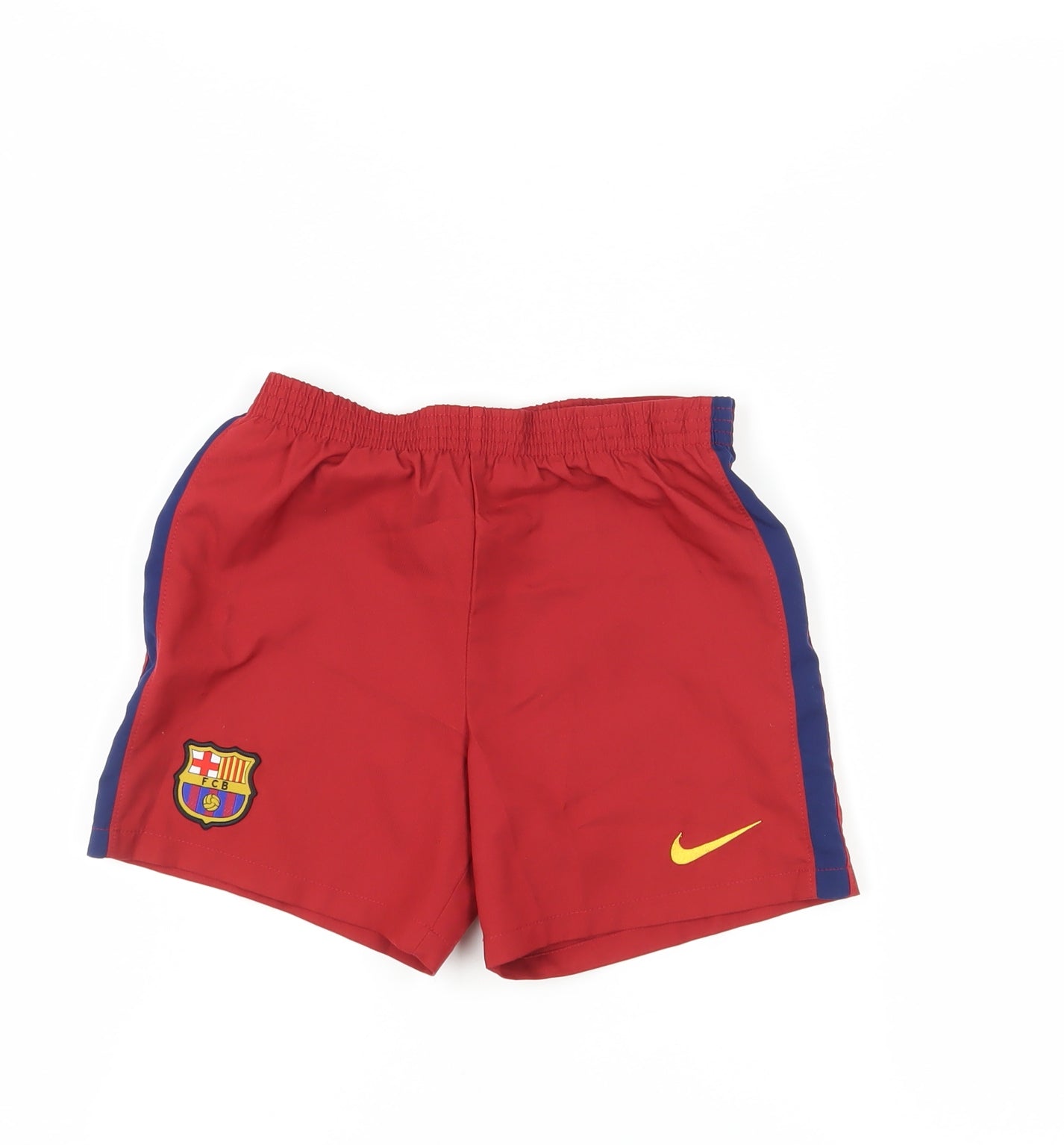 Nike Boys Red Football Shorts L