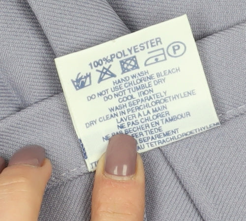 Eastex Women's Grey Pleated Midi Skirt Size 14