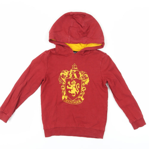 Harry Potter Girls Red Hoodie 5-6 Years Gryffindor Pullover