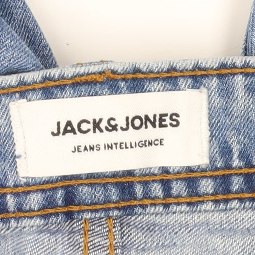 Jack & Jones Men's Blue Denim Shorts, L, Casual