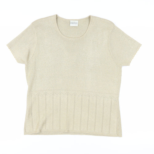 Eastex Women's Beige Pullover Jumper Size 12