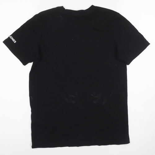 Celtic Horizons Boys Black Graphic T-Shirt Size 12 Years