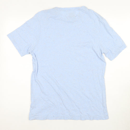 Farah Men's Blue XS Cotton Crew Neck T-Shirt