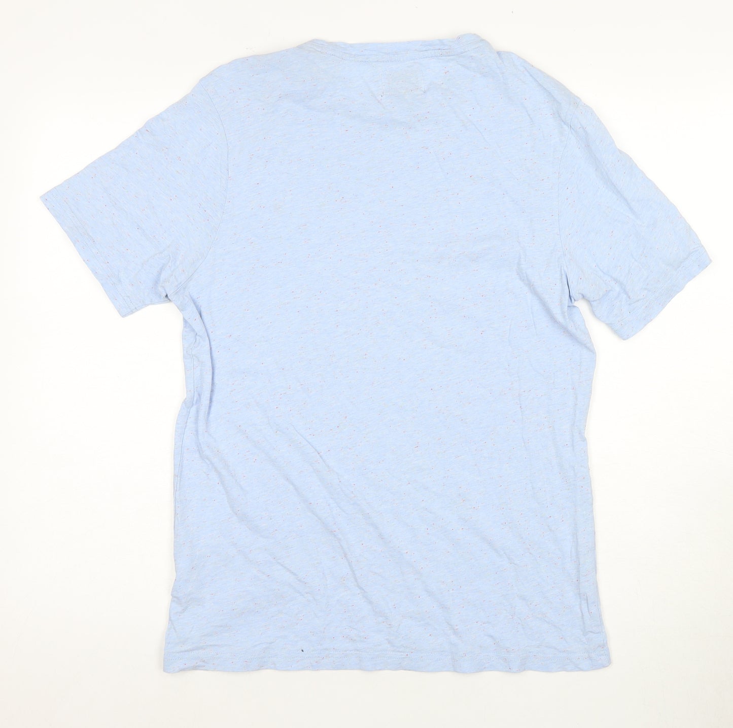 Farah Men's Blue XS Cotton Crew Neck T-Shirt