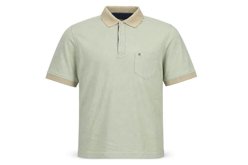 Farah Men's Beige Polo Shirt - Size M, Casual Classic