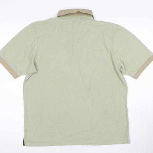 Farah Men's Beige Polo Shirt - Size M, Casual Classic