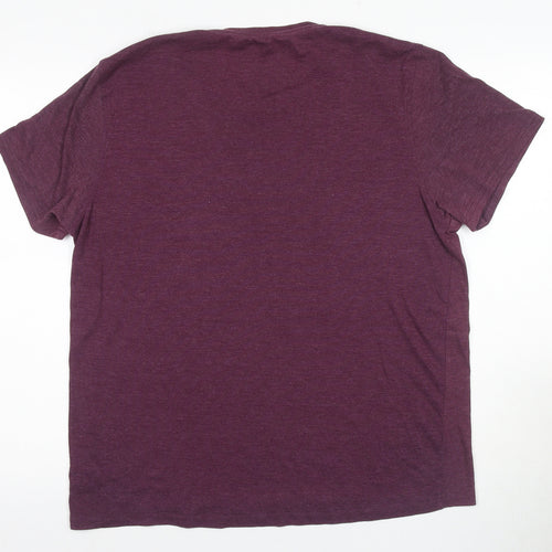 Kenneth Cole Men's Purple M Crew Neck T-Shirt