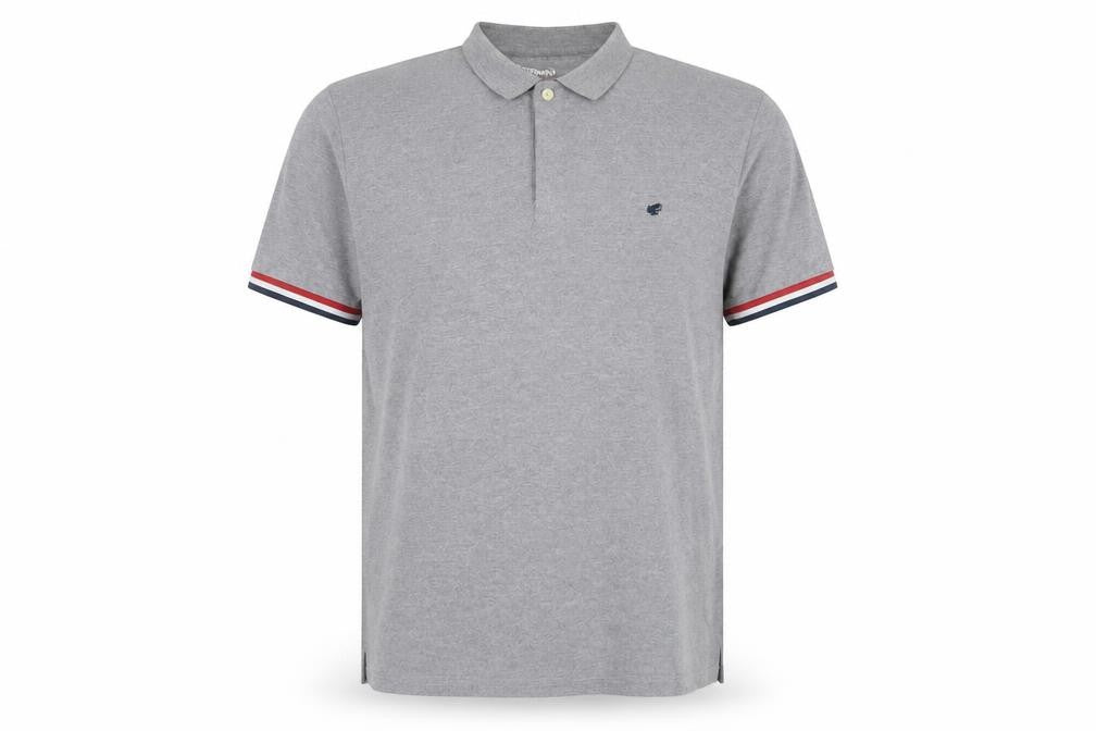 Giordano Men’s Grey 2XL Short Sleeve Polo Shirt