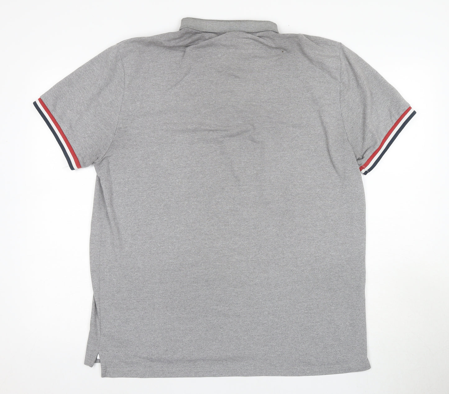 Giordano Men’s Grey 2XL Short Sleeve Polo Shirt