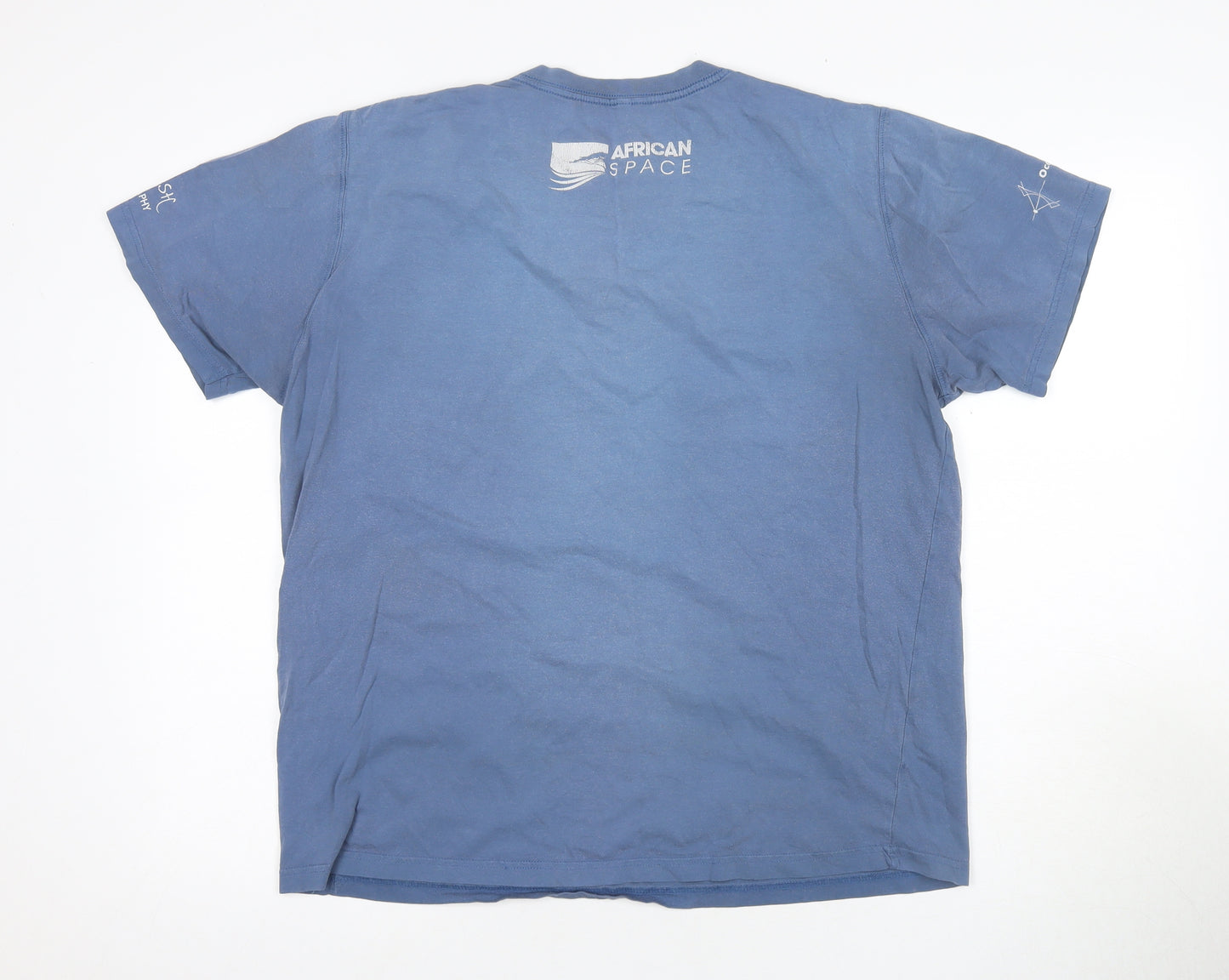 Fourth Element Men's Blue Graphic Print T-Shirt, Size L