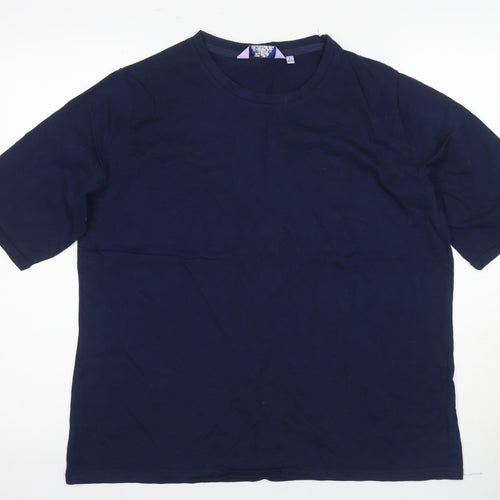 Honor Millburn Women's Blue Basic T-Shirt, Size L