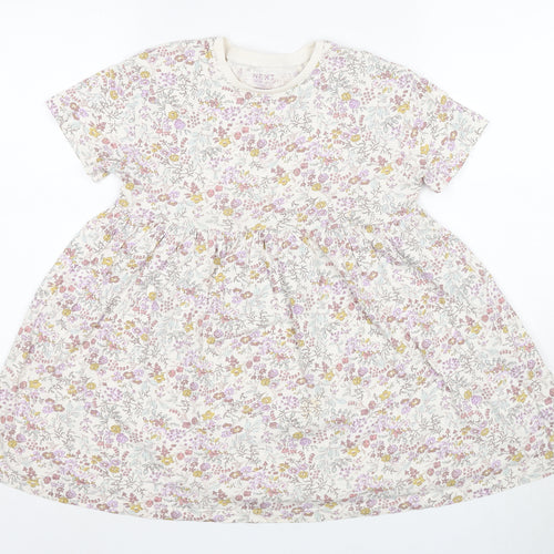 Next Girls Multicoloured Floral A-Line Dress 5-6 Years
