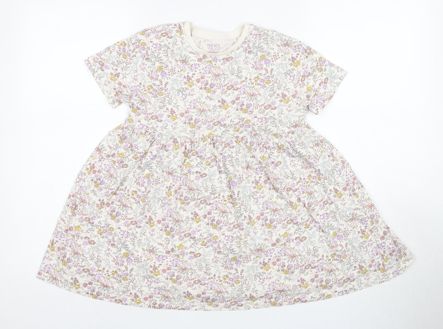 Next Girls Multicoloured Floral A-Line Dress 5-6 Years