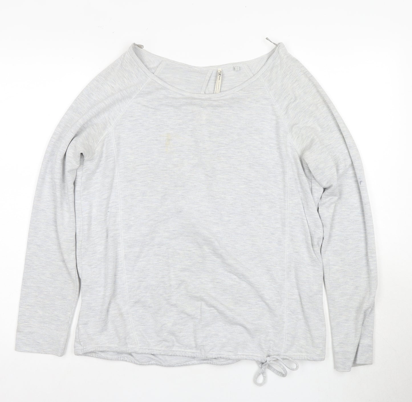 Next Grey Women's Wrap Top - Size 12, Long Sleeve