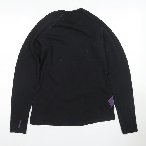 Peter Storm Women's Black Merino Wool Crew Neck Top 14