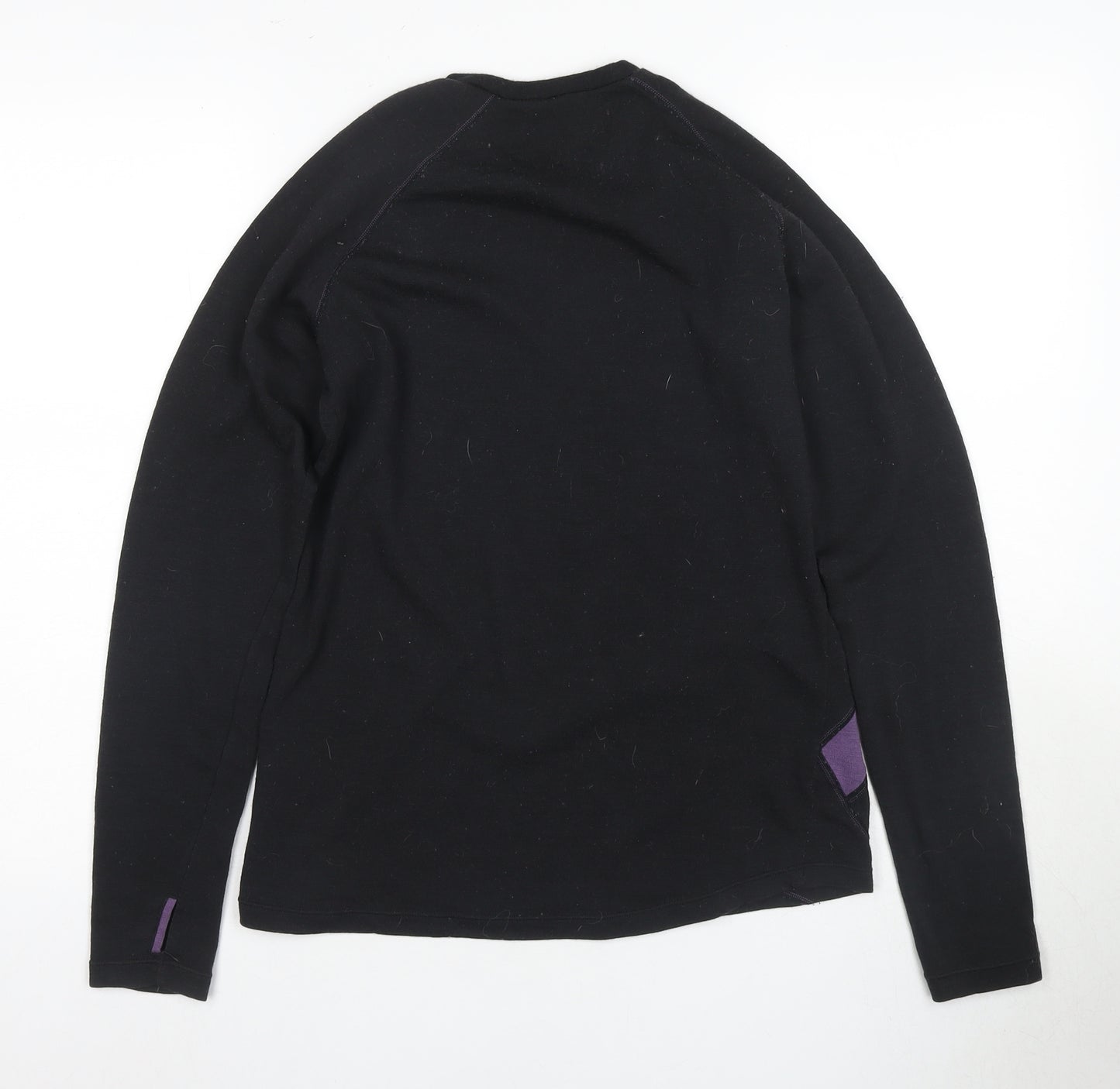 Peter Storm Women's Black Merino Wool Crew Neck Top 14