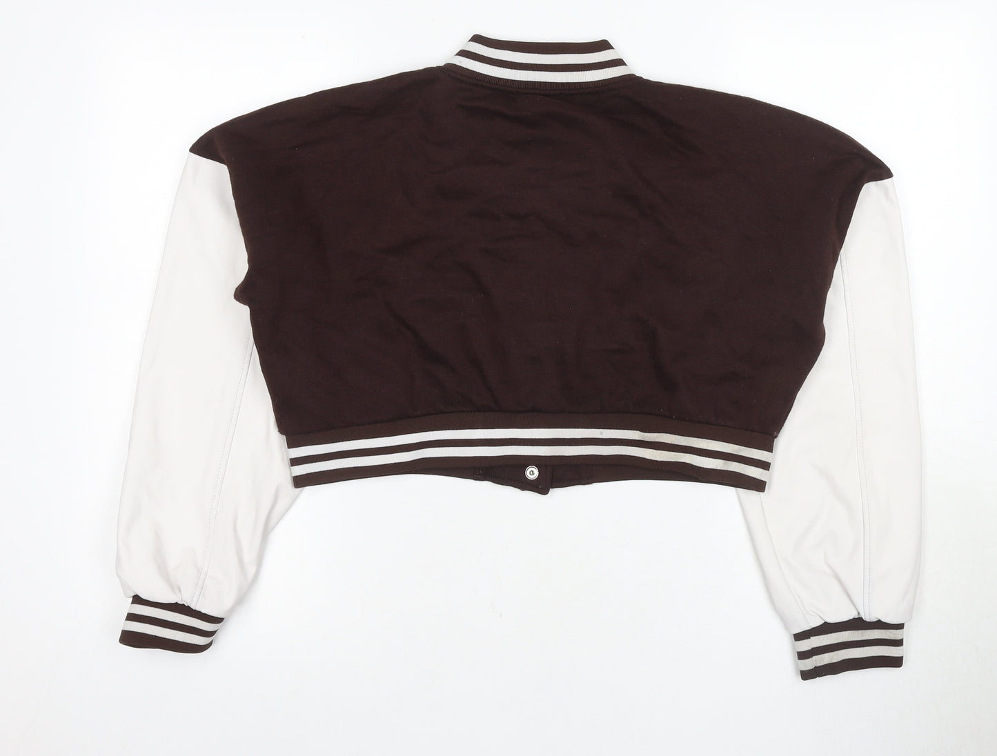 Pink Vanilla Women's Brown Varsity Jacket L