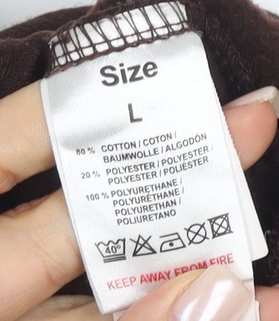 Pink Vanilla Women's Brown Varsity Jacket L