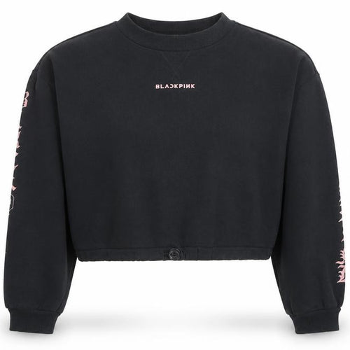 H&M Divided Black Hoodie, S, Women, Graphic Logo