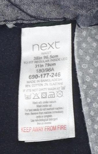 Next Men's Blue Straight Fit Jeans Size 36R