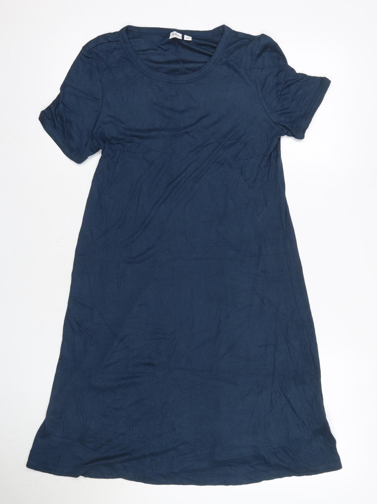 GAP Women's Blue T-Shirt Dress, Size S, Summer Casual