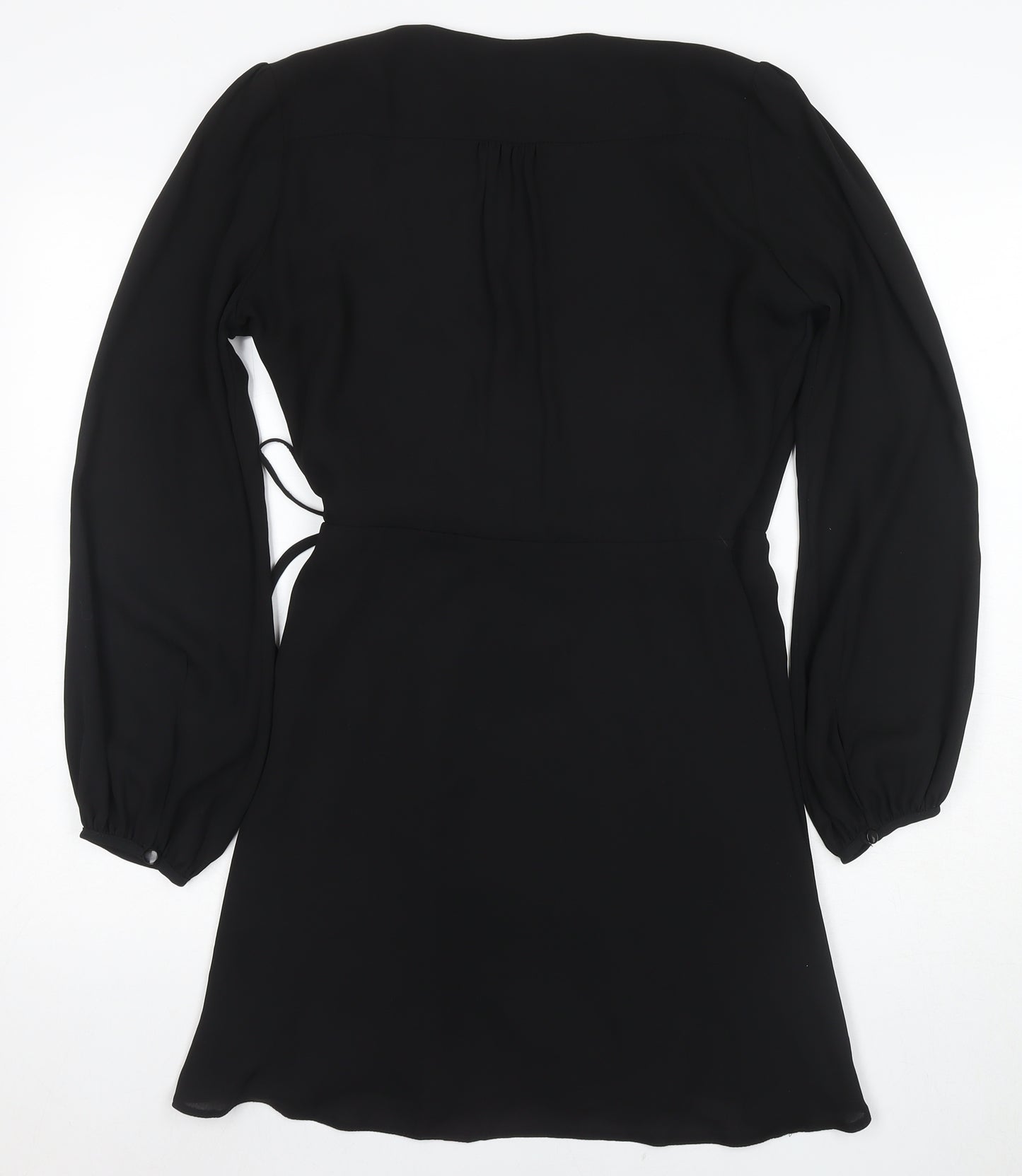 ASOS Black Wrap Dress - Size 12 - Women's Party Wear