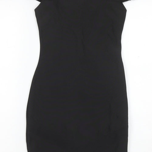Missguided Women's Black Bodycon Dress Size 6