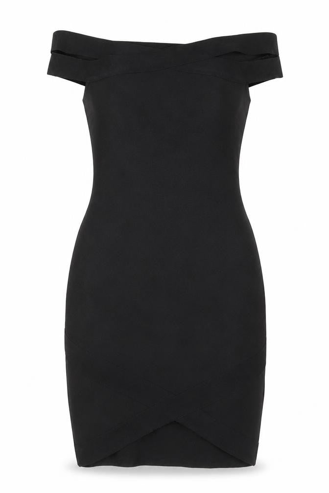 Missguided Women's Black Bodycon Dress Size 6