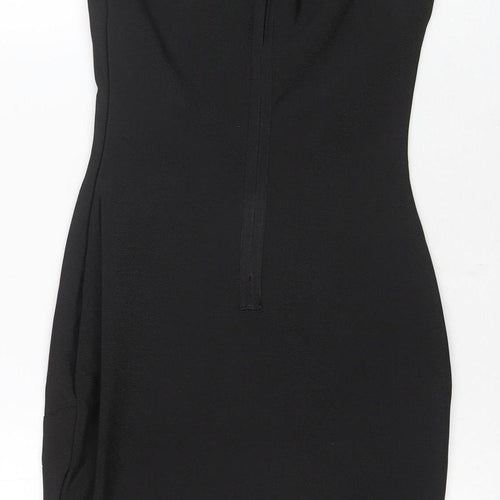 Missguided Women's Black Bodycon Dress Size 6