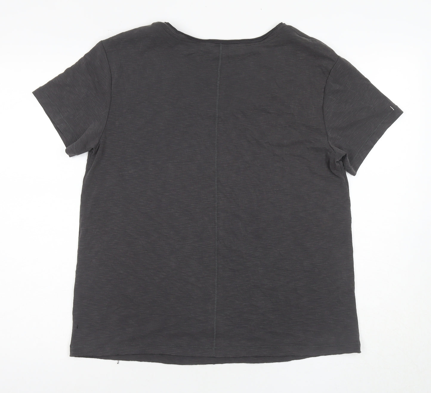 Per Una Women's Black T-Shirt Size 14 Casual Basic