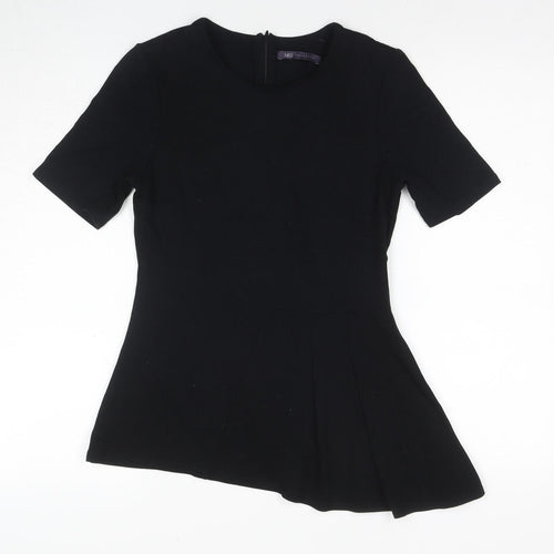 Marks & Spencer Women's Black Short Sleeve Top UK 8