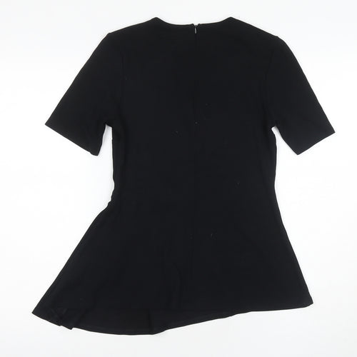 Marks & Spencer Women's Black Short Sleeve Top UK 8