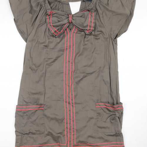 French Connection Women's Brown Size 10 Shift Dress