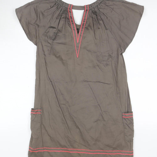 French Connection Women's Brown Size 10 Shift Dress