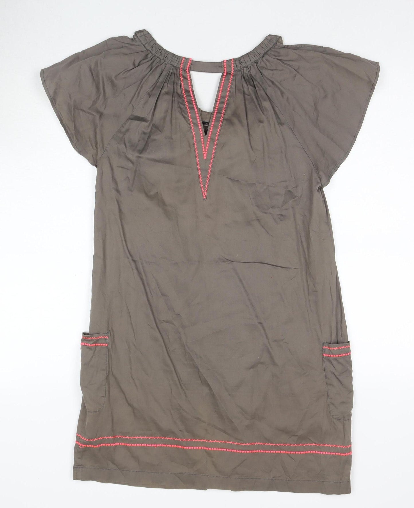 French Connection Women's Brown Size 10 Shift Dress