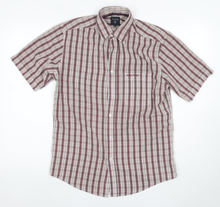 James Pringle Men's Multicoloured Plaid Shirt S