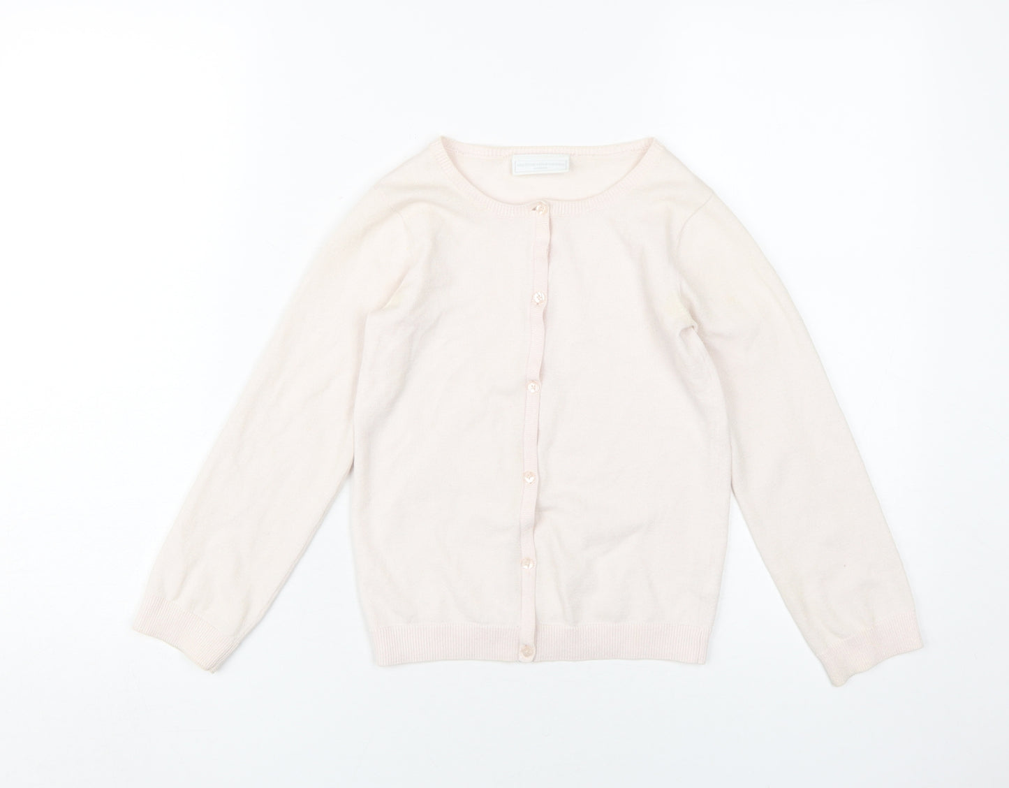 The Little White Company Girls Ivory Cardigan 7-8 Years