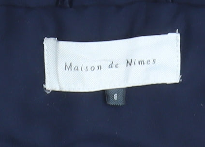 Maison de Nimes Women's Blue Parka Jacket Size 8