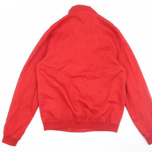 ASOS Red Bomber Jacket - Men's M Cotton